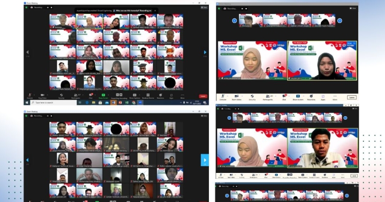 Perdana, Kolaborasi Bogor Youth Forum & Youth Forum Warga Upadaya Berhasil Tarik Minat Peserta Pelatihan Ms Excel se Indonesia