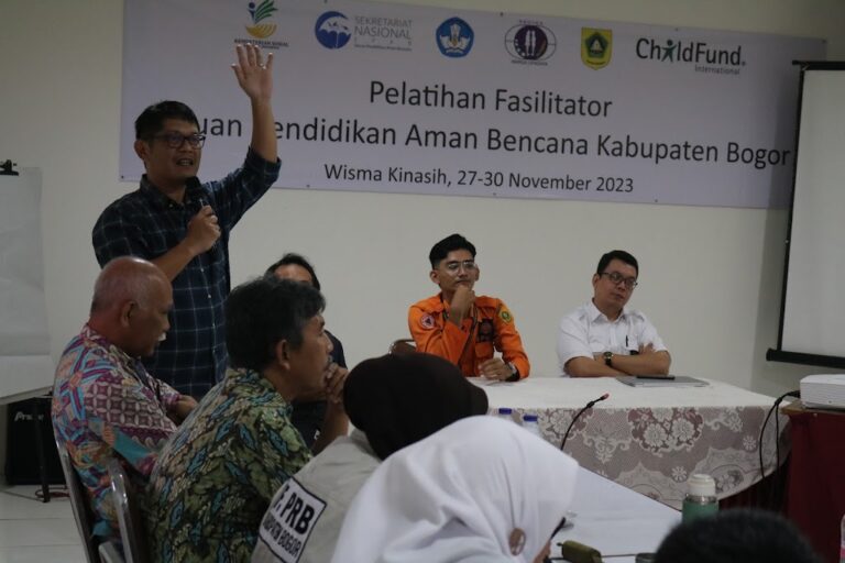 ChildFund dan Warga Upadaya Latih 30 Fasilitator Satuan Aman Pendidikan (SPAB) Kabupaten Bogor